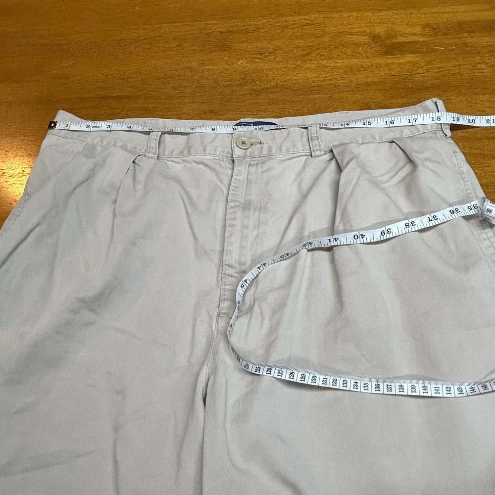 Polo Ralph Lauren Tyler Short Mens 38 Khaki Tan Pleated Chino Cotton 9in Inseam